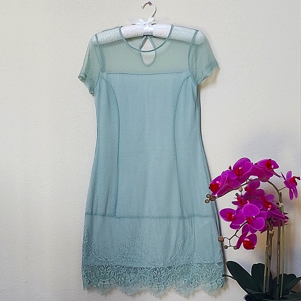 Seafoam green  Korean style dress